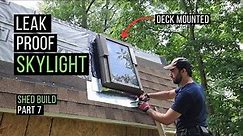 How to install a skylight | Detailed flashing instructions | Shed Build Part 7