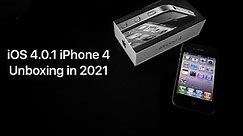 iOS 4 iPhone 4 unboxing in 2021