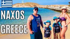 NAXOS, Greece VLOG: Most FAMILY Friendly GREEK ISLAND 🇬🇷
