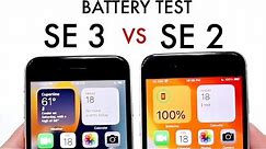iPhone SE (2022) Vs iPhone SE (2020) Battery Comparison!