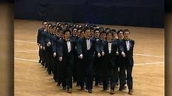 Synchronized walking becomes staple at Japanese university