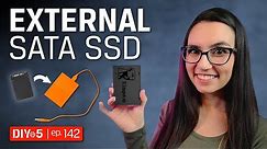 Using an Old SSD as External Storage 🖴 DIY in 5 Ep 142