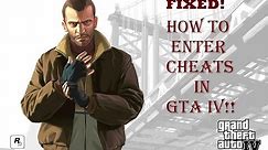 How To Enter Cheats In GTA IV