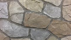 How to do a Hand Carved Flagstone Concrete Overlay Wall, Outdoor Kitchen, Fireplace, or Seat Wall