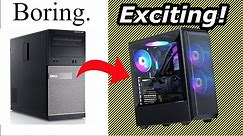 Dell OptiPlex Case Upgrade | Ugly to Beautiful!!!