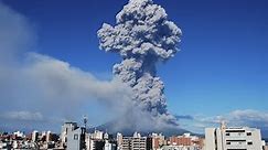 Japanese volcano: Mount Sakurajima eruption blankets Kagoshima city in ash
