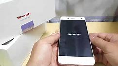 SHARP AQUOS M1 Smartphone Model 2016 Unboxing