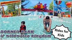WATER PARK | AMUSEMENT PARK + KIDS RIDES | CARNIVAL| DORNEY PARK & WILDWATER KINGDOM | PENNSYLVANIA