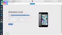 How To Wipe Out/Erase/Remove Permanently iPHONE5S iCloud Activation Lock Without Jailbreak by iTune