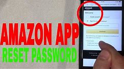 ✅ How To Reset Amazon Password 🔴