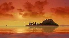 3D Tropical Sunsets Screensaver