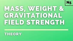 National 5 Physics | Dynamics | Mass, Weight & Gravitational Field Strength | THEORY
