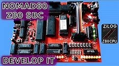 NOMAD80: Z80 ROM less Computer, Programed Like The Altair 8800