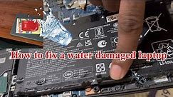 How to Fix a Water Damaged Laptop | Spilled Water on Laptop | How to Save Laptop from Liquid Damage