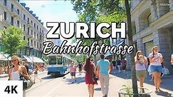 🇨🇭 ZURICH CITY SWITZERLAND - Bahnhofstrasse