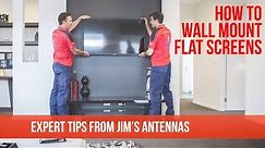 How To Wall Mount a Flat Screen TV - Tutorial