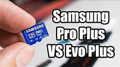 Samsung Pro Plus Review Micro SD 128 GB VS Samsung Evo Plus