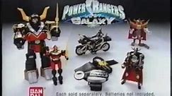 Power Rangers Lost Galaxy - "Magna Defender Collection" Bandai Toy Commercial