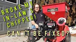 Harbor Freight Wood Chipper Repair -How to replace the Predator 212cc Engine!