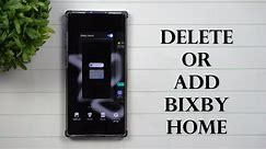 How To Add or Delete Bixby Home