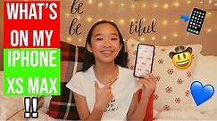 WHAT'S ON MY IPHONE XS MAX!! Vlogmas Day 19!! Nicole Laeno