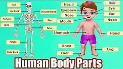 Human Body Parts - Identify Body Parts - Learn about your Body