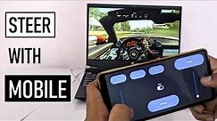 Smartphone as steering wheel | Assetto Corsa setup | DIY tutorial