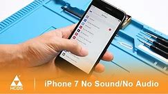 How to fix iPhone 7 No Sound / No Audio | Motherboard Repair