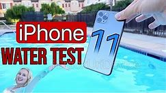 iPhone 11 Pro Max Water Test! ACTUALLY Fully Waterproof?!