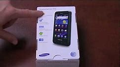 Samsung Captivate Glide Unboxing & Hands On