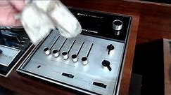 Nivico 4TR-990 Stereo Console Repair/Restoration Part 2 - Cleaning the Controls