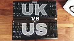 US vs UK Layout Keyboards in 2 Minutes or Less!