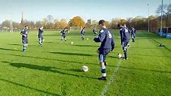 The association football short side foot pass - Association football - essential skills and techniques  - GCSE Physical Education Revision - AQA - BBC Bitesize