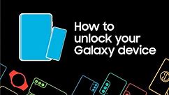 How to unlock your Samsung Galaxy Smartphone