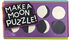 Make a Moon Puzzle! #sciencegoals