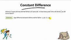 PSLE Math Must-Know Concept - Constant Difference