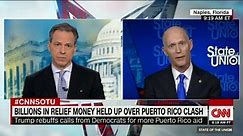 Sen. Scott defends GOP relief plan for Puerto Rico