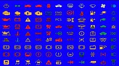 Warning lights and symbols on car’s dashboard