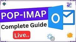 POP vs IMAP: Understanding the Difference for Effective Email Management |Outlook Tutorial In Hindi