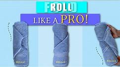 How to Fold (ROLL) Bath Towels Like a Pro | Judi the Organizer