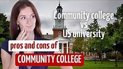 Pros and cons of Community College for international students | Study in the USA | StudyAmerica