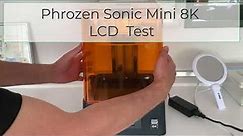 Phrozen Sonic Mini 8K LCD Test