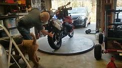 DIY Motorcycle Turntable