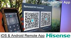 How to control your Hisense smart TV via your smartphone using RemoteNOW iOS/Android app