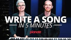 How To Write A Song In 5 Minutes On The Piano