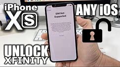 How To Unlock iPhone XS From Xfinity Mobile to Any Carrier