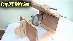 Easy Ideas DIY Table Saw With 775 Motor