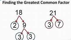 How to find the greatest common factor - from TutaPoint.com