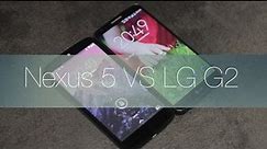 Comparativa LG G2 vs Google Nexus 5