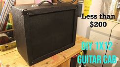 DIY 1x12 Guitar Speaker Cabinet For Under $200